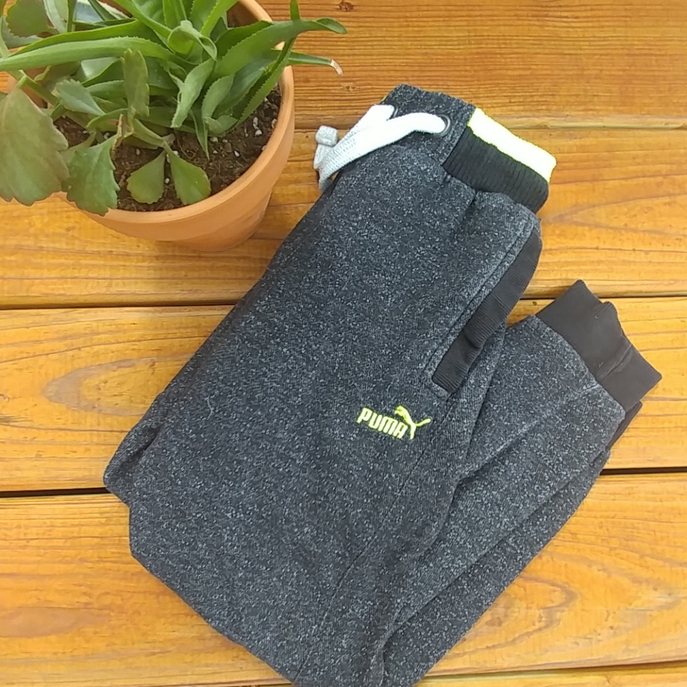Boys gray joggers by PUMA